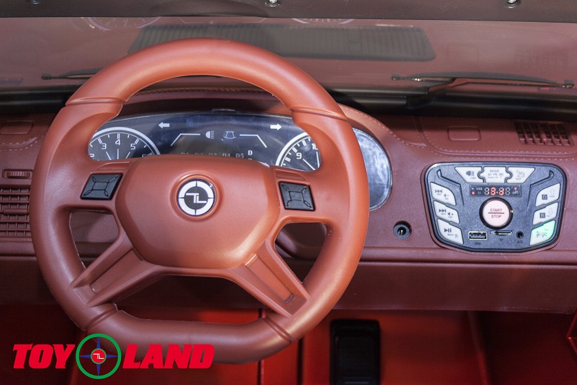 Электромобиль джип Mercedes Benz G Maybach, красный  